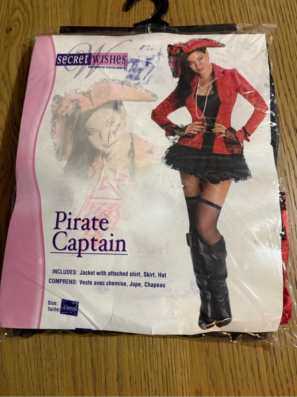 Secret Wishes Women's Red Pirate Captain Costume